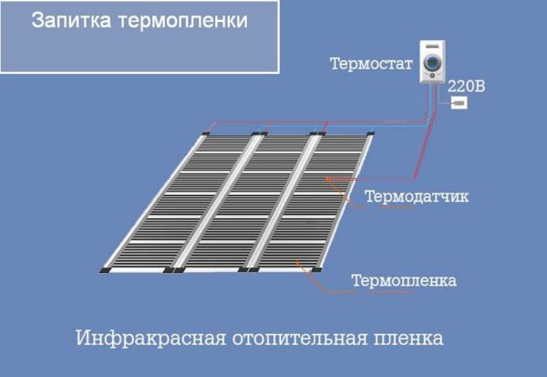 Монтаж термопленки