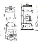Схема самодельной буржуйки