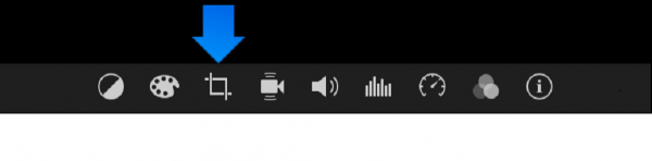 Обрезка видео в программе iMovie