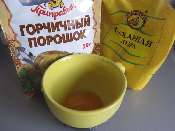 продукты для приготовления горчицы