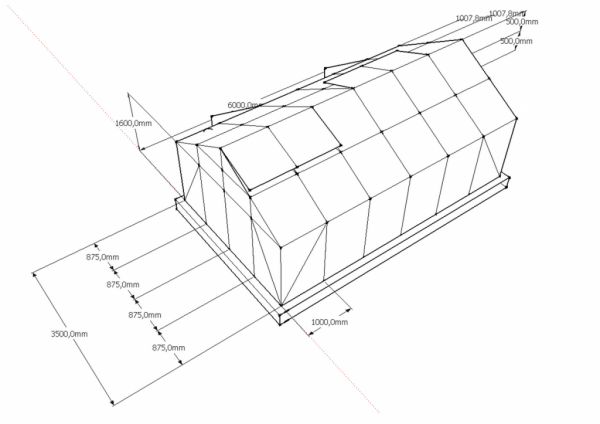 Чертеж теплицы