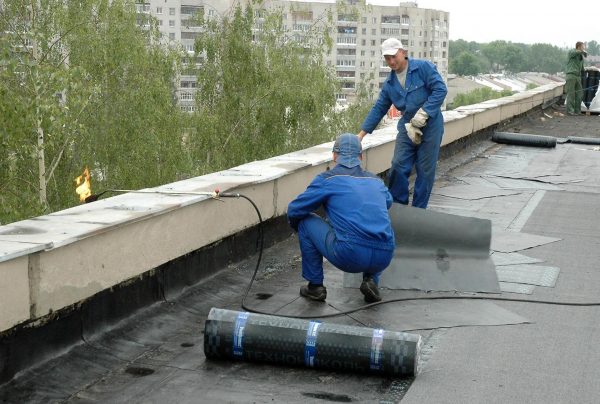 Текущий ремонт части кровельного покрытия