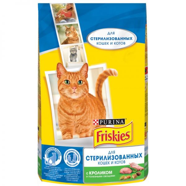 Сухой корм Friskies для стерилизованных кошек