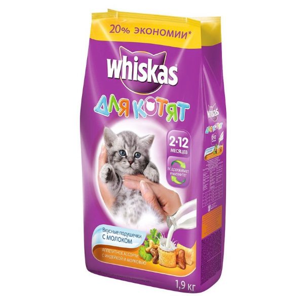 Корм для котят Whiskas