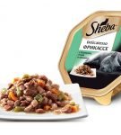 Консервы серии Sheba Delicatesso Фрикассе с кроликом, уткой и овощами