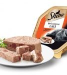 Консервы серии Sheba Delicatesso Патэ с телятиной и курицей