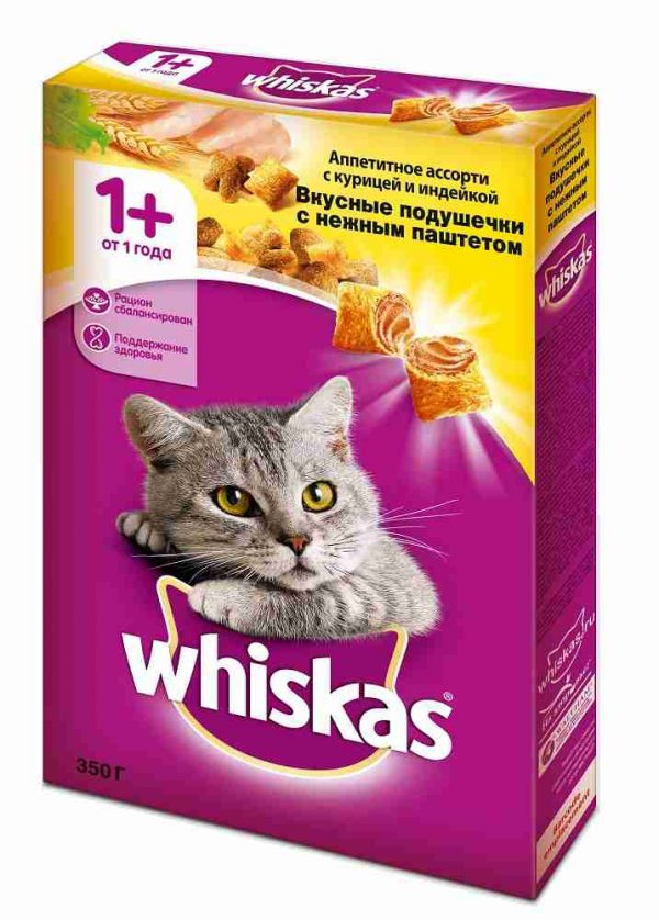 Сухой корм для кошек Whiskas