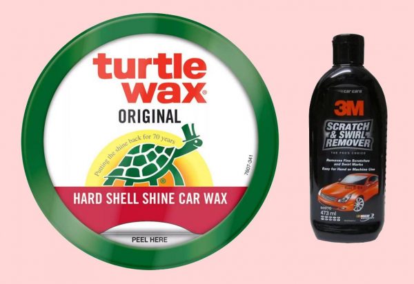 Полировочные средства Turtle Wax или 3M Scratch Removal